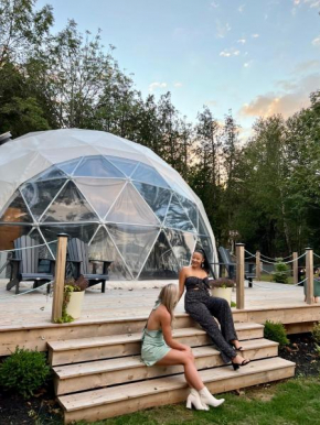 Geodome water view stay on Grand Manan Island